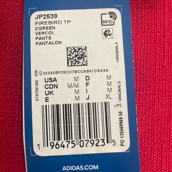 adidas Firebird Track Pants Green - Picture 4 of 5